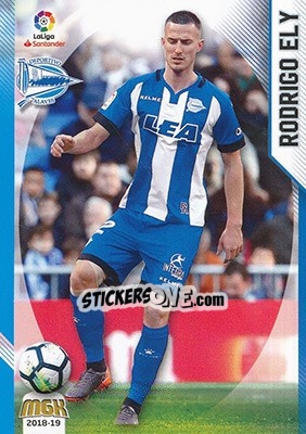 Sticker Rodrigo Ely - Liga 2018-2019. Megacracks n. 7 - Panini