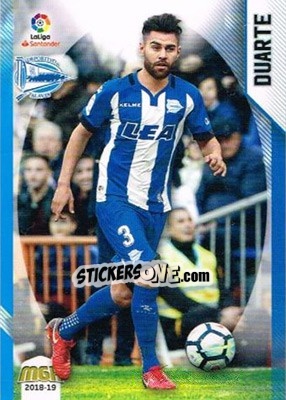 Cromo Duarte - Liga 2018-2019. Megacracks - Panini