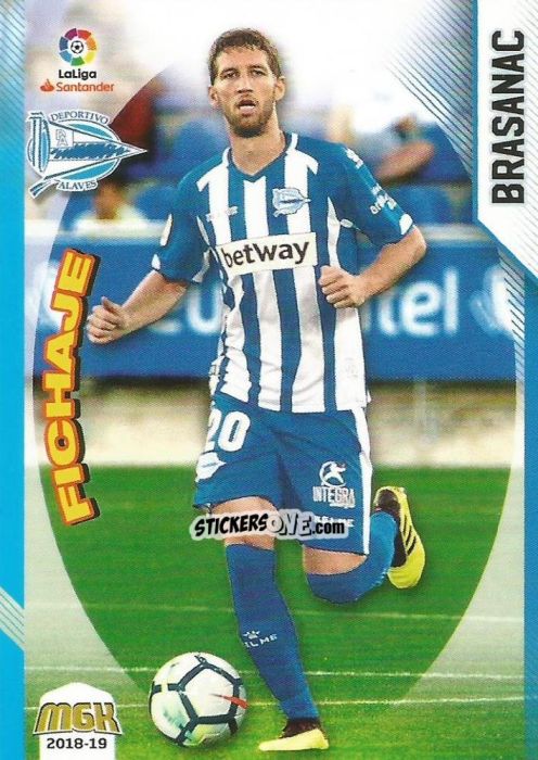 Cromo Brasanac - Liga 2018-2019. Megacracks n. 14 - Panini