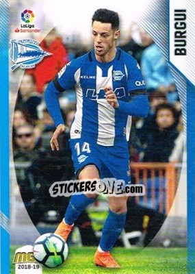 Cromo Burgui - Liga 2018-2019. Megacracks - Panini