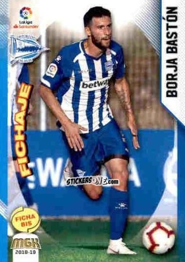Cromo Borja Bastón - Liga 2018-2019. Megacracks n. 18bis - Panini