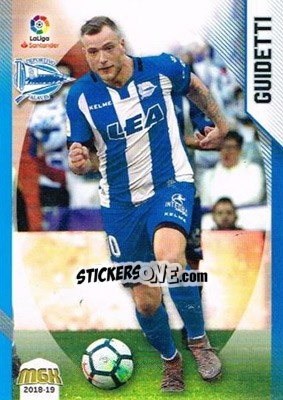 Sticker Guidetti - Liga 2018-2019. Megacracks n. 20 - Panini