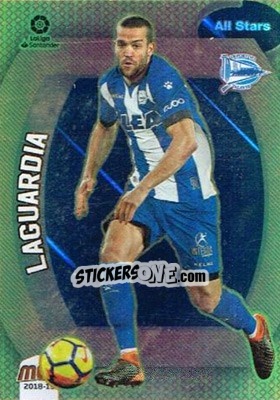 Sticker Laguardia - Liga 2018-2019. Megacracks n. 27 - Panini