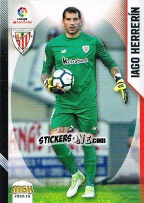 Sticker Iago Herrerín - Liga 2018-2019. Megacracks n. 30 - Panini