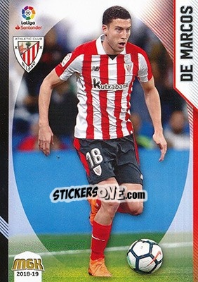 Cromo De Marcos - Liga 2018-2019. Megacracks n. 31 - Panini