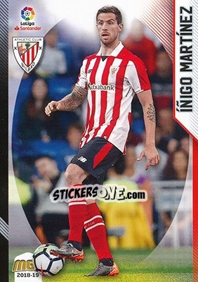 Sticker Íñigo Martínez - Liga 2018-2019. Megacracks - Panini