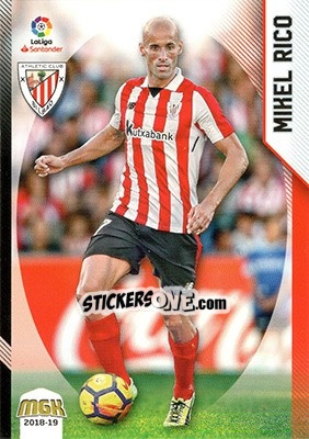 Sticker Mikel Rico - Liga 2018-2019. Megacracks n. 38 - Panini
