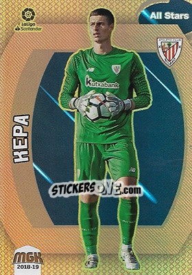 Sticker Kepa - Liga 2018-2019. Megacracks n. 54 - Panini