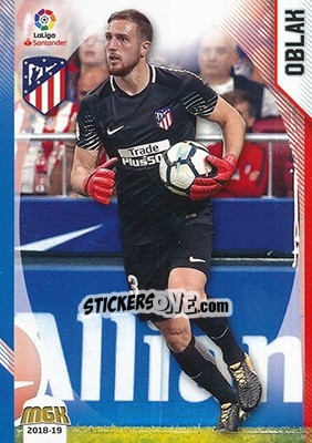 Sticker Oblak - Liga 2018-2019. Megacracks n. 56 - Panini