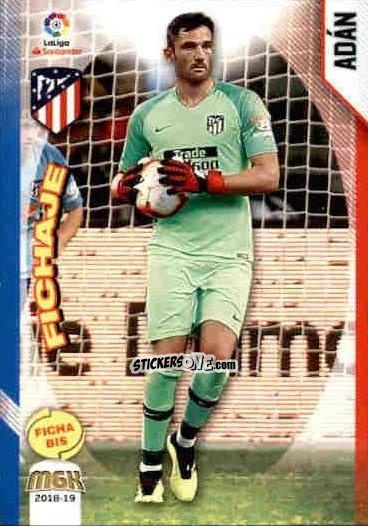 Sticker Adán - Liga 2018-2019. Megacracks n. 57bis - Panini