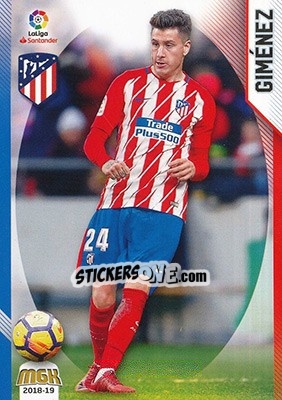 Sticker Jose Giménez - Liga 2018-2019. Megacracks - Panini