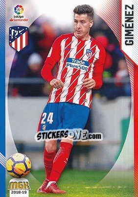 Sticker Jose Giménez - Liga 2018-2019. Megacracks n. 60 - Panini