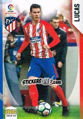 Sticker Lucas Hernández - Liga 2018-2019. Megacracks n. 63 - Panini