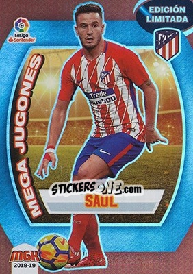 Sticker Saúl - Liga 2018-2019. Megacracks n. 68b - Panini