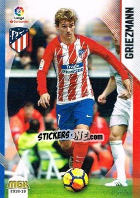 Sticker Griezmann - Liga 2018-2019. Megacracks - Panini