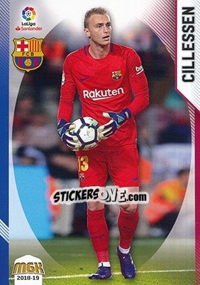 Sticker Cillessen - Liga 2018-2019. Megacracks n. 84 - Panini