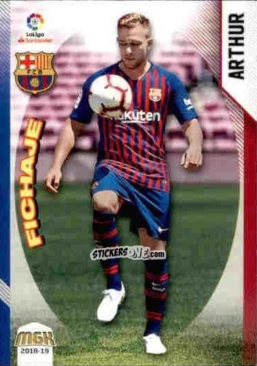 Cromo Arthur - Liga 2018-2019. Megacracks n. 95 - Panini