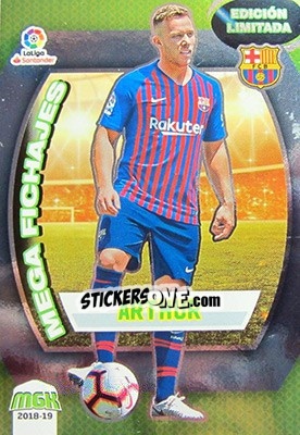 Sticker Arthur - Liga 2018-2019. Megacracks - Panini