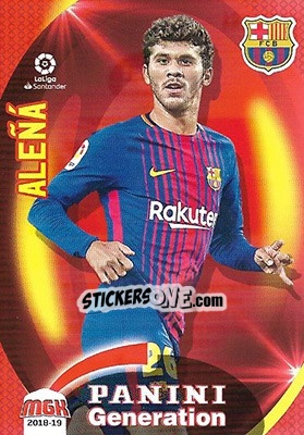 Cromo Aleñá - Liga 2018-2019. Megacracks n. 105 - Panini