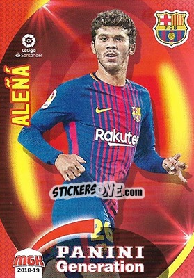 Figurina Aleñá - Liga 2018-2019. Megacracks - Panini