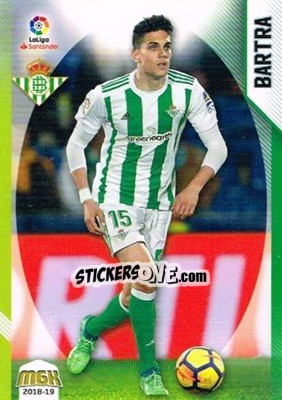 Sticker Bartra - Liga 2018-2019. Megacracks n. 115 - Panini