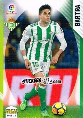 Figurina Bartra - Liga 2018-2019. Megacracks - Panini