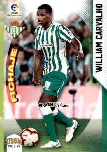 Cromo William Carvalho - Liga 2018-2019. Megacracks n. 118 - Panini