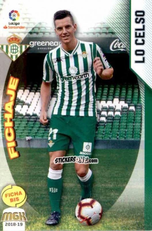 Cromo Lo Celso - Liga 2018-2019. Megacracks n. 122bis - Panini