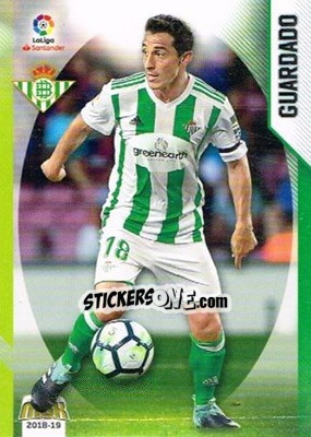 Sticker Guardado - Liga 2018-2019. Megacracks n. 123 - Panini
