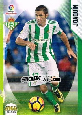 Cromo Joaquín - Liga 2018-2019. Megacracks - Panini