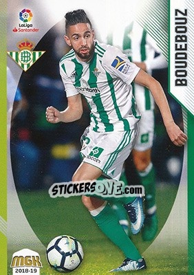 Sticker Ryad Boudebouz - Liga 2018-2019. Megacracks n. 125 - Panini