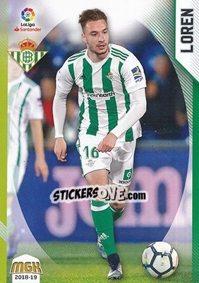 Cromo Loren - Liga 2018-2019. Megacracks - Panini