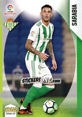 Sticker Sanabria - Liga 2018-2019. Megacracks n. 129 - Panini