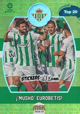 Sticker Musho Eurobetis - Liga 2018-2019. Megacracks - Panini