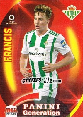 Sticker Francis - Liga 2018-2019. Megacracks - Panini