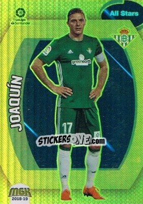 Sticker Joaquín - Liga 2018-2019. Megacracks n. 133 - Panini