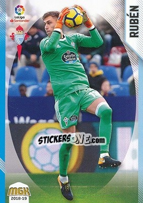 Sticker Rubén - Liga 2018-2019. Megacracks - Panini