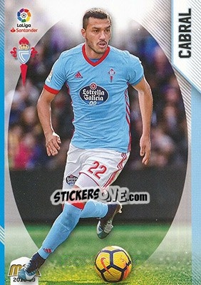 Sticker Cabral - Liga 2018-2019. Megacracks n. 140 - Panini
