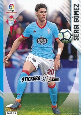 Cromo Sergi Gómez - Liga 2018-2019. Megacracks - Panini