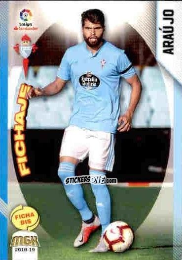 Figurina Araujo - Liga 2018-2019. Megacracks n. 141bis - Panini