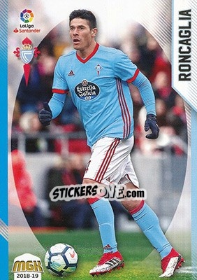 Sticker Roncaglia - Liga 2018-2019. Megacracks n. 142 - Panini