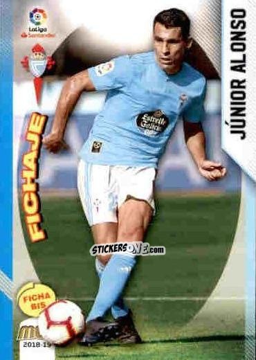 Figurina Junior Alonso - Liga 2018-2019. Megacracks n. 143bis - Panini