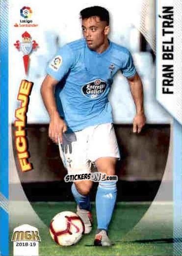 Cromo Fran Beltrán - Liga 2018-2019. Megacracks n. 148 - Panini