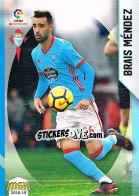 Cromo Brais Méndez - Liga 2018-2019. Megacracks - Panini