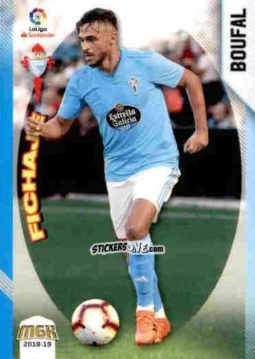 Figurina Boufal - Liga 2018-2019. Megacracks n. 151 - Panini