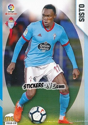 Sticker Sisto - Liga 2018-2019. Megacracks n. 155 - Panini