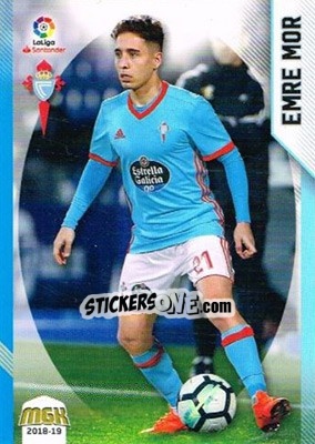 Sticker Emre Mor - Liga 2018-2019. Megacracks n. 156 - Panini