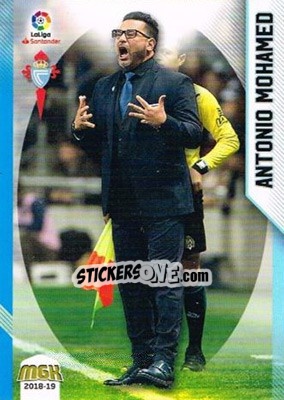 Sticker Antonio Mohamed - Liga 2018-2019. Megacracks n. 157 - Panini