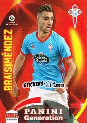 Cromo Brais Méndez - Liga 2018-2019. Megacracks - Panini