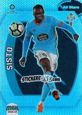Sticker Sisto - Liga 2018-2019. Megacracks n. 161 - Panini